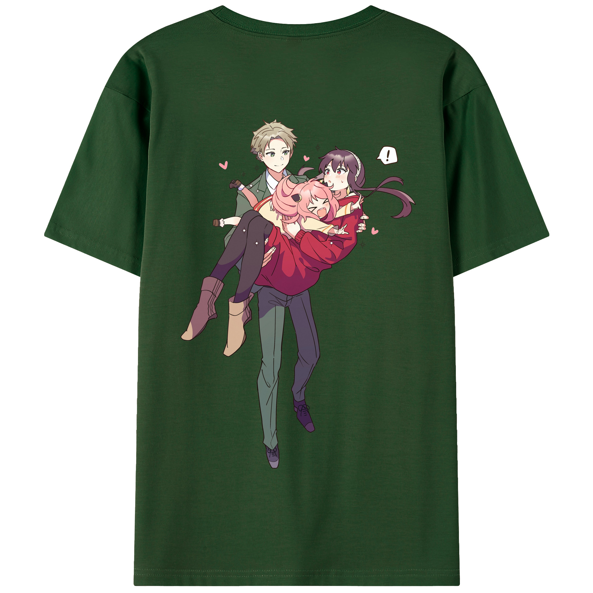 （画像用） SPY×FAMILY间谍家家酒 綿100％半袖Tシャツ（背面プリント）